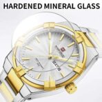 Naviforce NF9218 – Gold White Men’s Stainless Steel Quartz Watch - Image 3