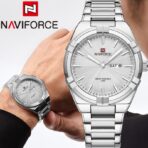 Naviforce nf 9218-Silver Watch Price In Bangladesh - Image 2
