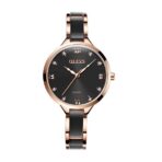 OLEVS 5872 Orginal Ceramic Watches For Woman-Black