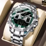 Poedagar103 Orginal Watch For Men-Silver Green