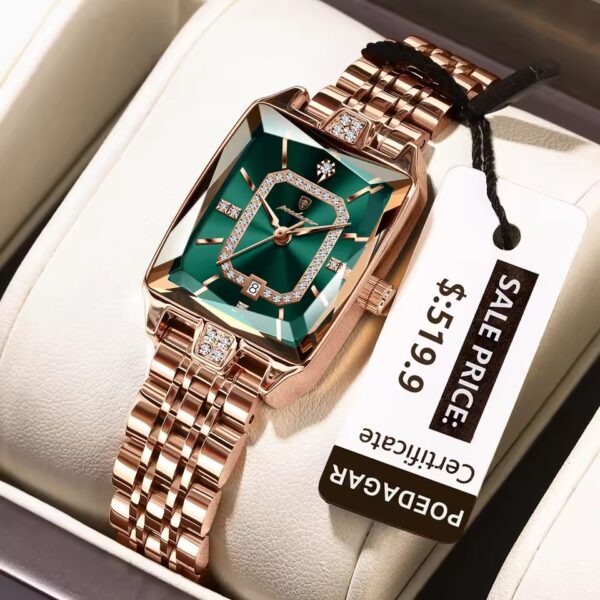 Poedagar785 Orginal Watch For Woman-Rose Green