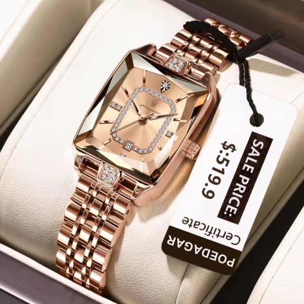 Poedagar785 Orginal Watch For Woman-Full Rose