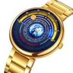 SKMEI 2361 Orginal Watch For Men Starry Sky-Golden
