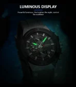 Curren 8462 Watch For Men – Black - Image 2