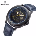 Naviforce 8078 Watch For Men-Blue Dial