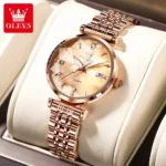Olevs 5536 Watch For Woman–Full Rose Gold