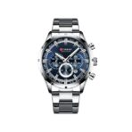 CURREN 8355 Watch for Men – Silver and Blue