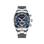 CURREN 8355 Watch for Men – Silver and Blue