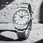 Naviforce 8032 Original Watch for Men – Silver White