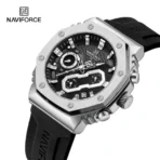 Naviforce 8035 Watch For Men-Silver