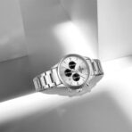 Naviforce 8076 Watch For Men - Full Silver - Image 4