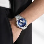 Naviforce 8076 Watch For Men-Silver Blue - Image 3