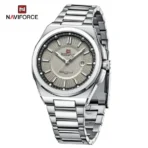 Naviforce 9212 Watch For Men-Silver Gray