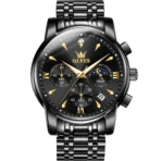 OLEVS 3639 ChronoSport Watch For Men-Full Black