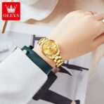 OLEVS 5563 Watch For Woman –Full Golden - Image 3