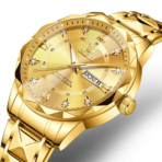 Olevs 5609 Watch For Men-Full Golden