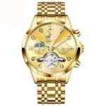 OLEVS 6620 Mens Automatic Chronograph Watch-Full Golden