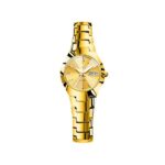 OLEVS 8697 Ceramic Watch For Women- Gold