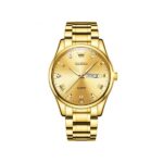 Olevs 5563G Stainless Steel Watch for Men – Gold