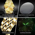 Olves 9931 Couple Watch-Full Golden - Image 3