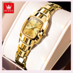 OLEVS 7006 Ceramic Watch for Women – Golden