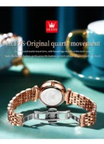 Olevs 5536 Watch For Woman–Blue - Image 4