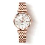 Olevs 5536 Watch For Woman–Rose Gold White - Image 2