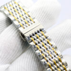 CITIZEN BI5120-51X Japan Movement Quartz Watch-Golden Silver and Green - Image 4