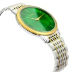 CITIZEN BI5120-51X Japan Movement Quartz Watch-Golden Silver and Green - Image 2