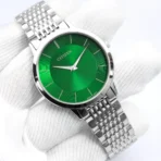 CITIZEN BI5120-51X Japan Movement Quartz Watch-Silver Green - Image 2