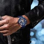 CURREN 8395 Luxury Brand Watch for Men – Blue - Image 3