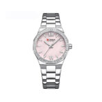 CURREN 9103 Fashion Luminous Quartz Stainless Steel Ladies Watch-Silver Pink - Image 3