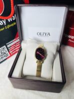 OLIYA 980 Orginal Jubli Bracelet Chain Watch For Woman-Golden and Red - Image 2