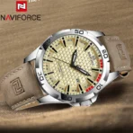 Naviforce 8023 Watch For Men-Yellow - Image 2