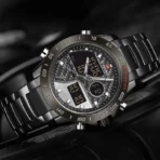 Naviforce 9171 Watch  For Men- Black - Image 2