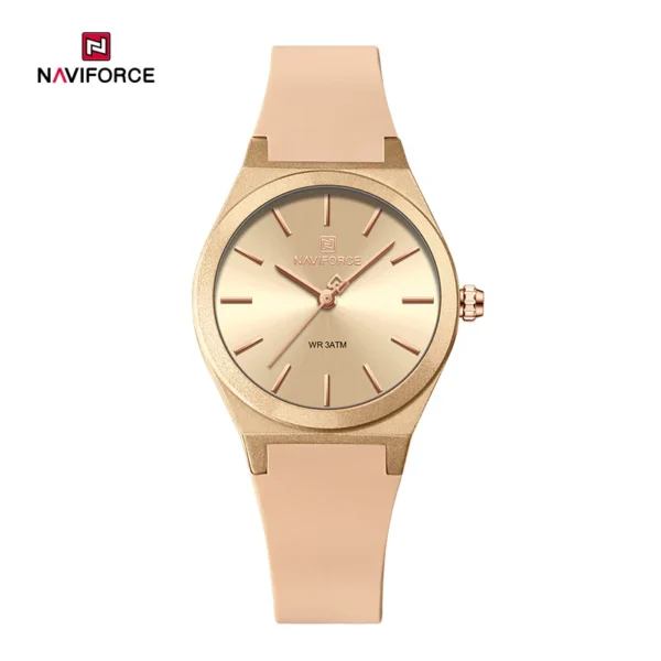 Naviforce 5056 Watch For Women – Rose Gold
