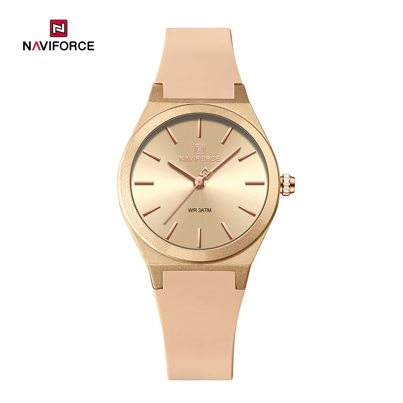 Naviforce 5056 For Women – Rose Gold Naviforce 5056 Watch For Women – Rose Gold - Image 1