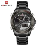 Naviforce 9171 Watch  For Men- Black