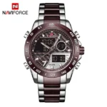 Naviforce 9171 Watch  For Men- Chocolate