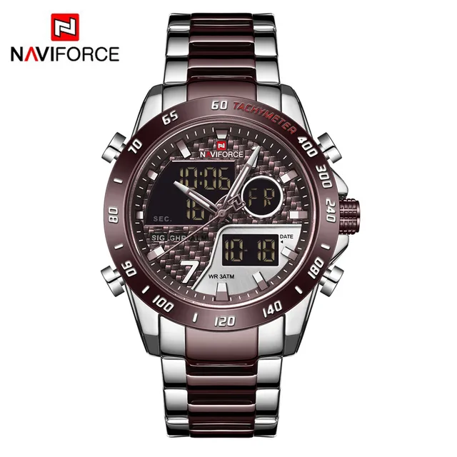 Naviforce 9171 CH - Chocolate Naviforce 9171 Watch For Men- Chocolate - Image 1