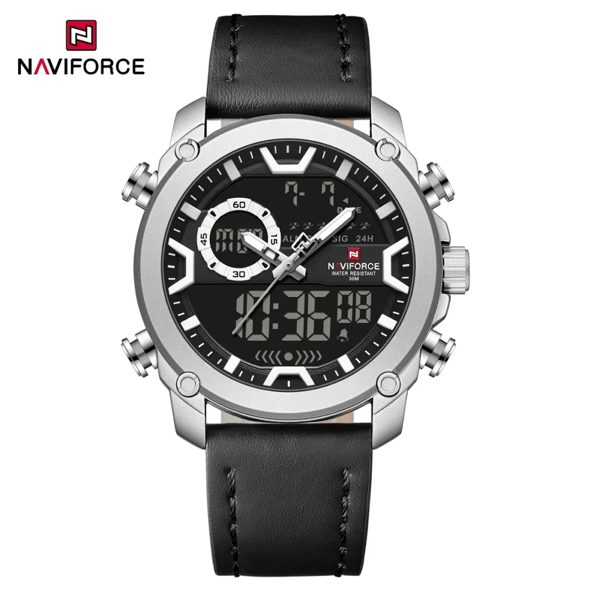 Naviforce 9261 Watch For Man - Black - Image 3