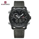 Naviforce 9261 Watch For Man - Black Gray - Image 3
