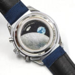 OMEGA Speed Master Premium Quality Chronograph Quartz Watch-Blue - Image 2