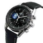 OMEGA Speed Master Premium Quality Chronograph Quartz Watch-Black