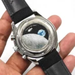 OMEGA Speed Master Premium Quality Chronograph Quartz Watch-Black - Image 2