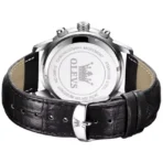 Olevs 2921 Watch For Men - Black White - Image 4