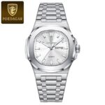 Poedagar 853 Watch For Men-Silver