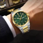 Poedagar 874 Watch For Men-Gold Green - Image 2