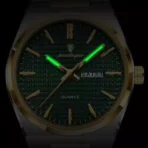 Poedagar 874 Watch For Men-Gold Green - Image 3