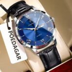 Poedagar 978 Watch For Men-Black Blue - Image 2